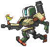 Bastion pixel spray